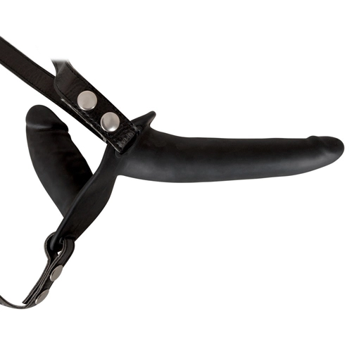 You2Toys Dubbele Strap-On - Zwart - Afbeelding 2
