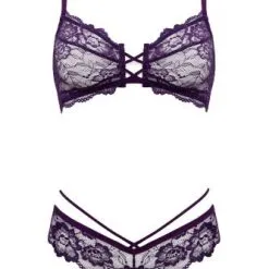 Christine Le Duc Tender Love Bralette Setje - Paars