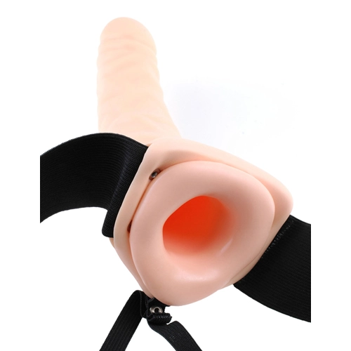 Fetish Fantasy Series Holle Strap-On Harnas Met Vibrator - 20 Cm - Afbeelding 3