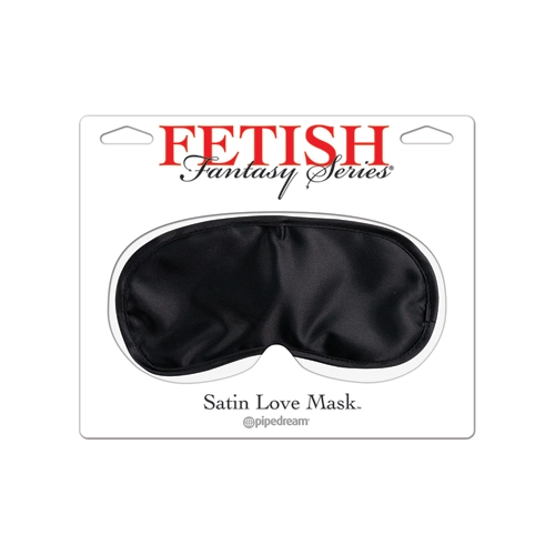 Fetish Fantasy Series Satijnen Love Mask - Zwart - Afbeelding 3
