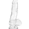 Crystal Addiction - Transparante Dildo - 18 Cm