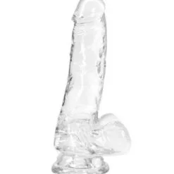 Crystal Addiction - Transparante Dildo - 18 Cm
