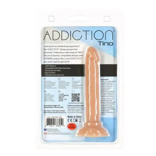 Addiction - Tino Siliconen Dildo - 13 Cm - Afbeelding 5