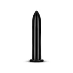 All Black Dildo 20 Cm - Zwart