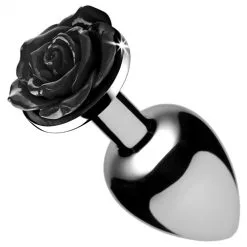 Booty Sparks Black Rose Buttplug - Small