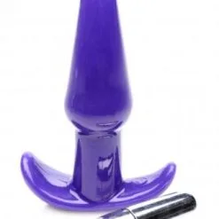 Frisky Smooth Vibrerende Anaalplug - Paars