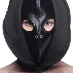 STRICT Bondage Hoofd Masker Met Rits Aan De Voorkant