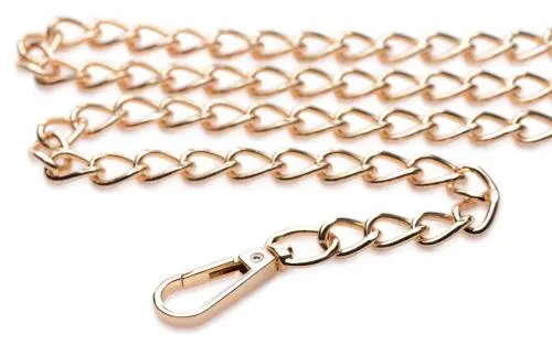 Master Series Luxe Leiband - Zwart/Goud - Afbeelding 3