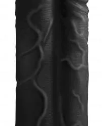 Master Cock Double Stuffer Dubbele Dildo 25 Cm - Zwart