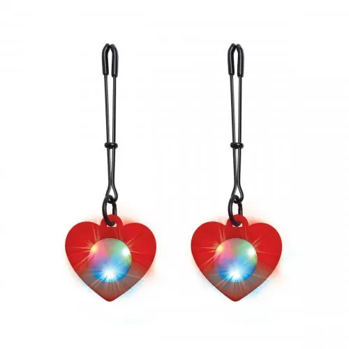 Charmed - Heart Tweezer Tepelklemmen Met LED Verlichting