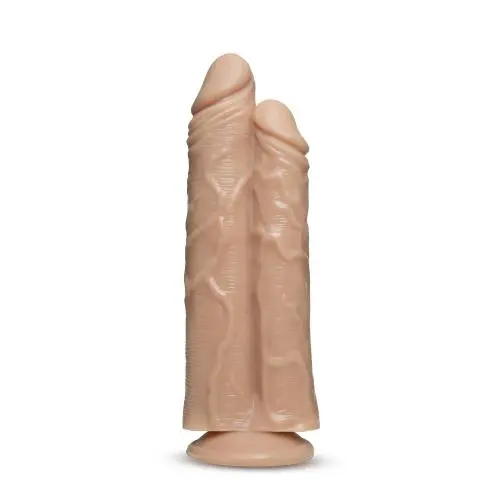 Dr. Skin - Double Trouble - Dubbele Dildo 26 Cm - Vanilla