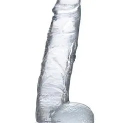 Jock C-Thru Transparante Dildo - 23 Cm.