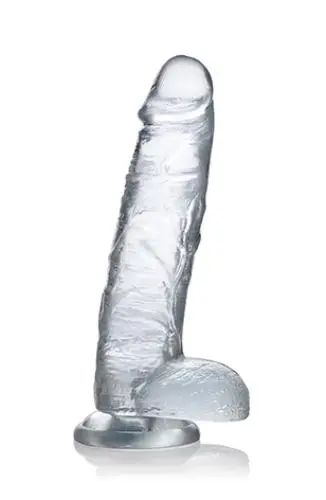Jock C-Thru Transparante Dildo - 23 Cm.