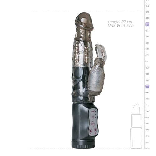 Easytoys Vibe Collection Bunny Vibrator - Zwart - Afbeelding 5