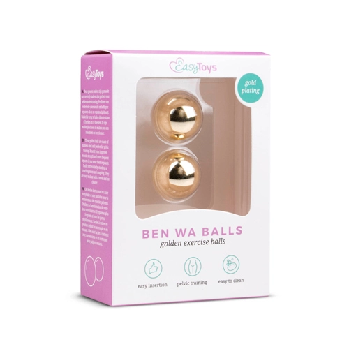 EasyToys - Geisha Collection Easytoys Ben Wa Ballen 22mm - Goudkleurig - Afbeelding 2