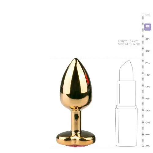 Easytoys Anal Collection Metalen Buttplug Met Roze Hartje - Afbeelding 4