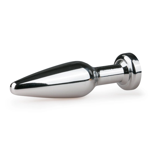 Easytoys Anal Collection Metalen Buttplug Met Diamant - Zilverkleurig - Afbeelding 3