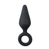 Easytoys Anal Collection Zwarte Buttplug Met Trekring - Medium