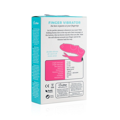 Easytoys Mini Vibe Collection Vinger Vibrator - Roze - Afbeelding 7