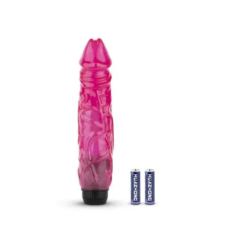 Easytoys Vibe Collection Jelly Supreme - Realistische Vibrator - Roze/Glitters - Afbeelding 2