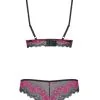 Obsessive Tulia 2-Delige BH Set - Zwart/Roze