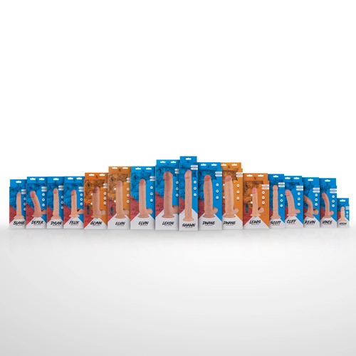 Real Fantasy Dwayne Realistische Dildo Met Balzak - 24 Cm - Afbeelding 8