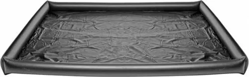 Passion Lubricants Opblaasbaar Vinyl Laken - Zwart