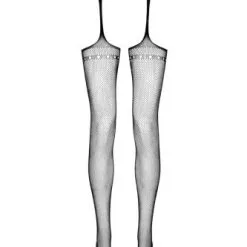 Besired Jarretel Panty Tula - Zwart