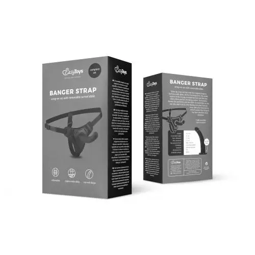 Easytoys Fetish Collection Siliconen Strap-On - Glad - Afbeelding 2