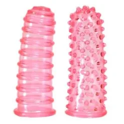 FeelzToys Soft & Bumpy Lust Vinger Sleeves - Roze