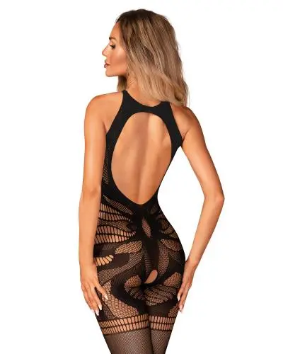 Obsessive Sexy Net Catsuit - Zwart - Afbeelding 2