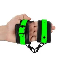 Ouch! Enkelboeien Glow In The Dark - Neon Green/Black
